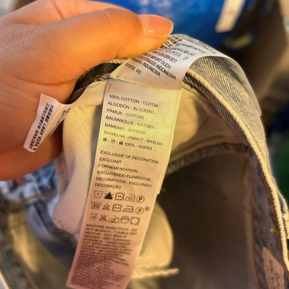 NWT LEVIS LOW RISE STRAIGHT LEG DAD JEANS - Picture 5 of 6